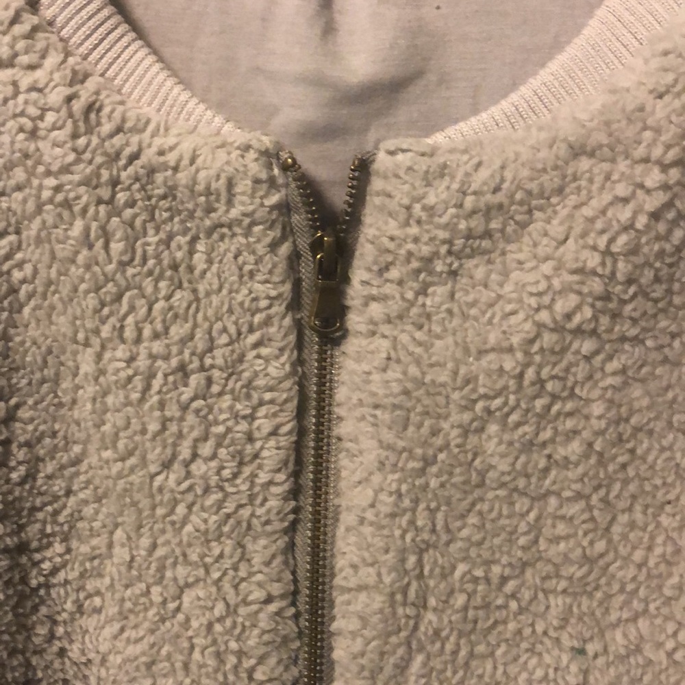 Fuzzy jacket. - Picture 2 of 2
